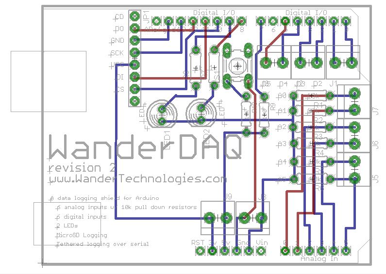 Second revision PCB design in EagleCAD