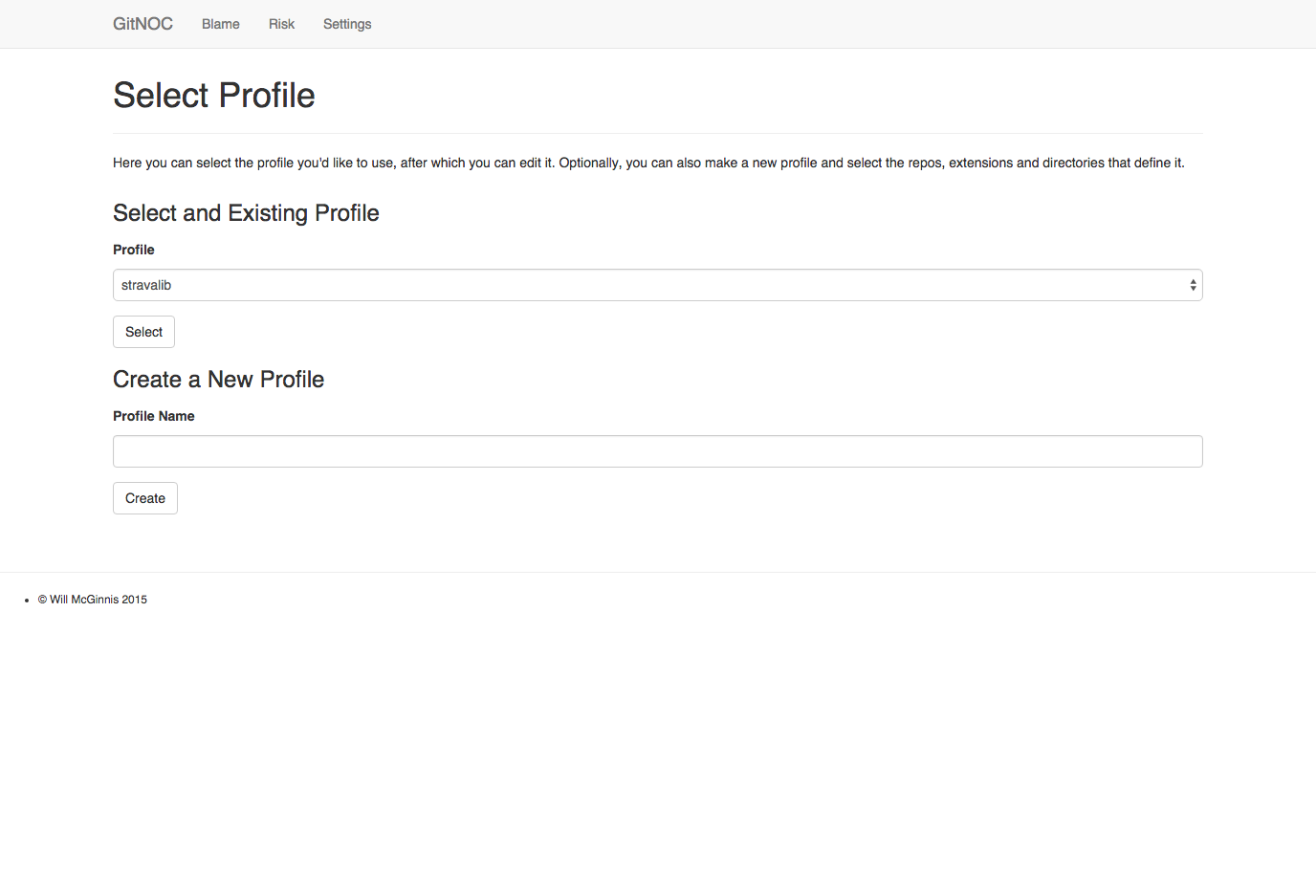gitnoc profile select