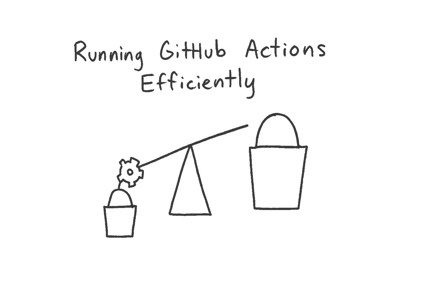 Running GitHub Actions Efficiently