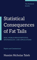 Cover of Statistical Consequences of Fat Tails
