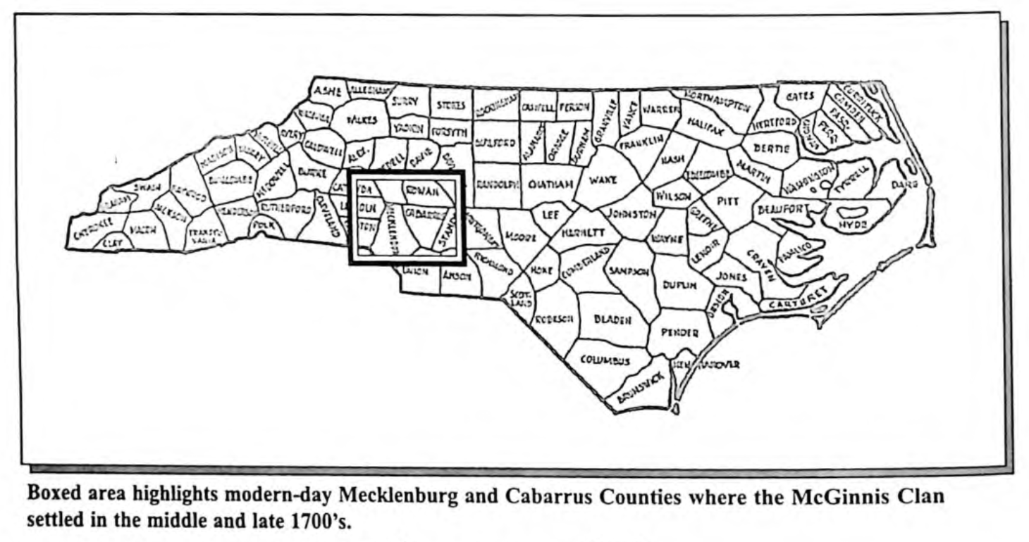 Map of Mecklenburg County, North Carolina